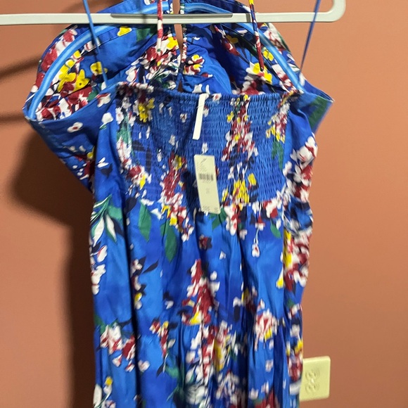 Anthropologie Blue Floral Mini Dress - Picture 6 of 6